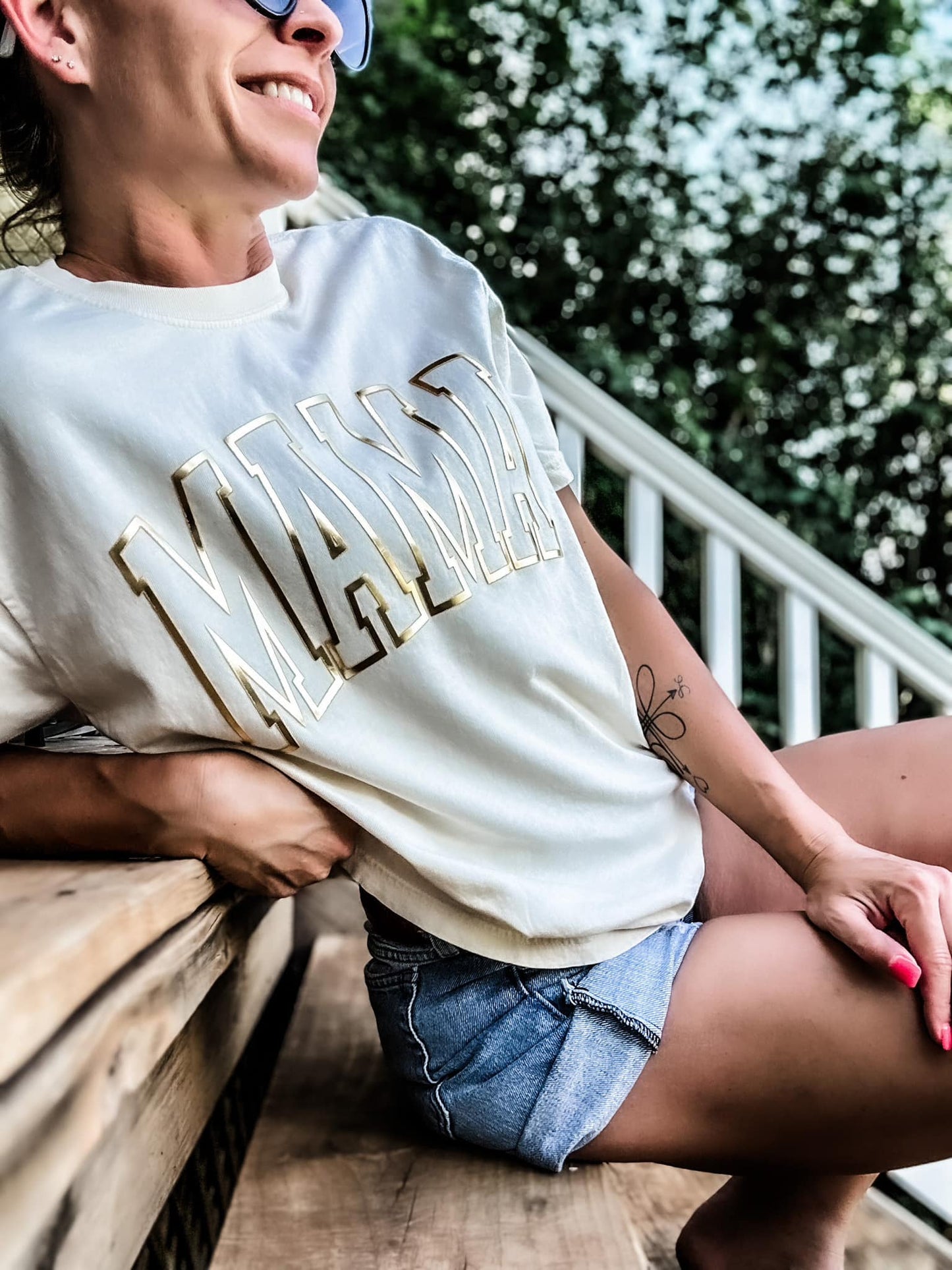 Gold Puff Custom Tees