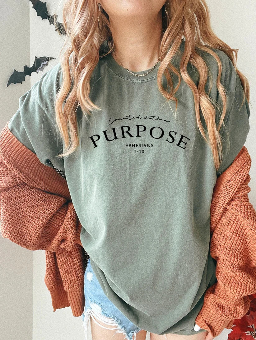 Created With A Purpose **Comfort Color Tees**