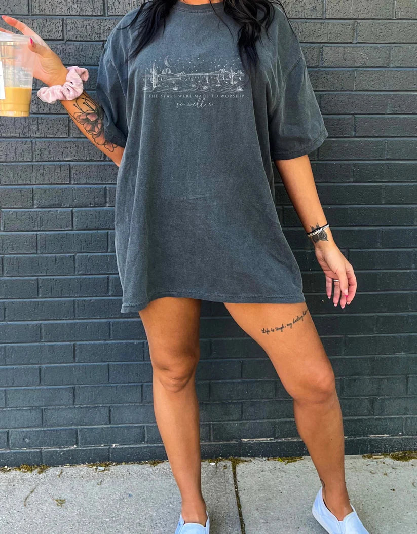 If The Stars Were Made To Worship, So Will I **Comfort Color Tees**