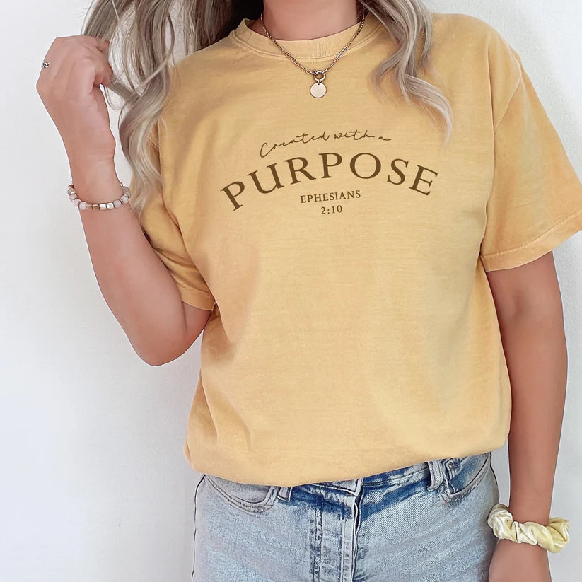 Created With A Purpose **Comfort Color Tees**