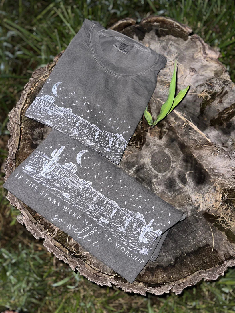 If The Stars Were Made To Worship, So Will I **Comfort Color Tees**