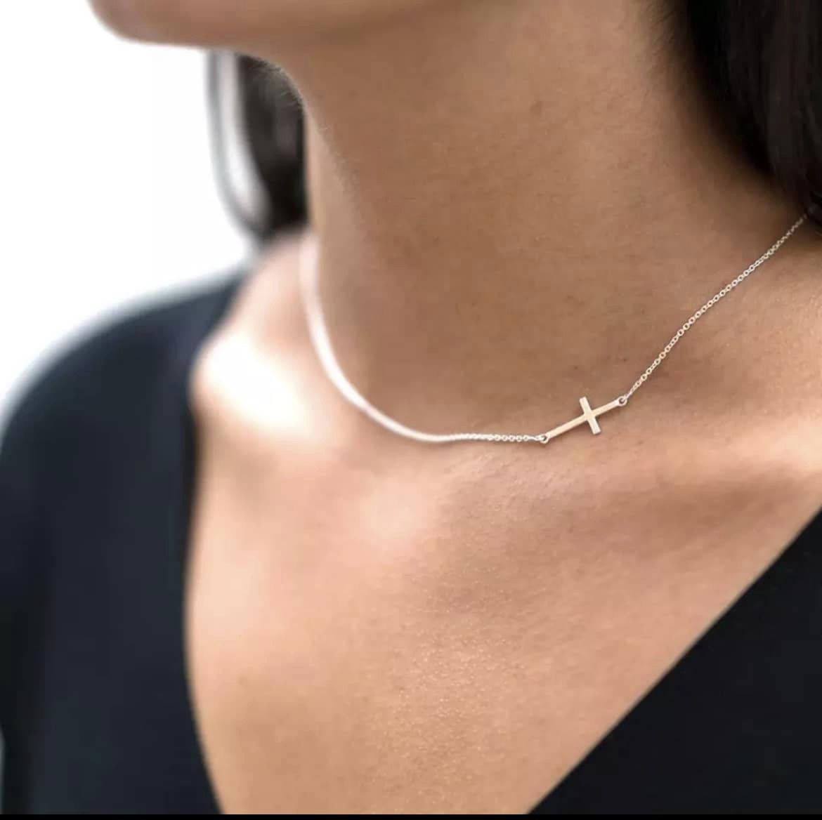 Lay It Down Cross Necklace