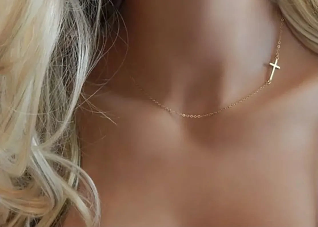 Lay It Down Cross Necklace