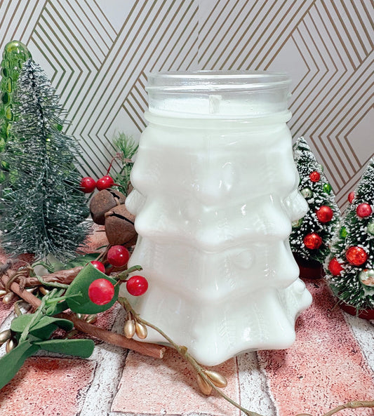 🎄 Christmas Tree Jar Candle – 20oz of Cozy Holiday Fragrance | Michigan Made