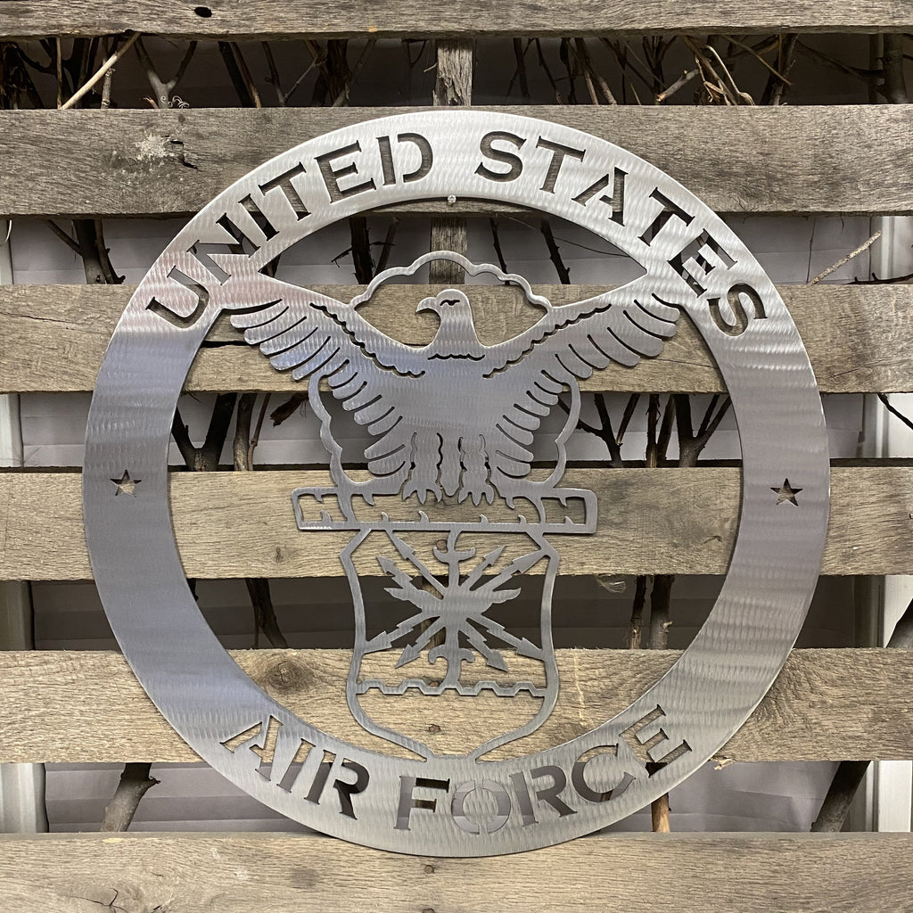 United States Air Force Metal Wall Art Logo