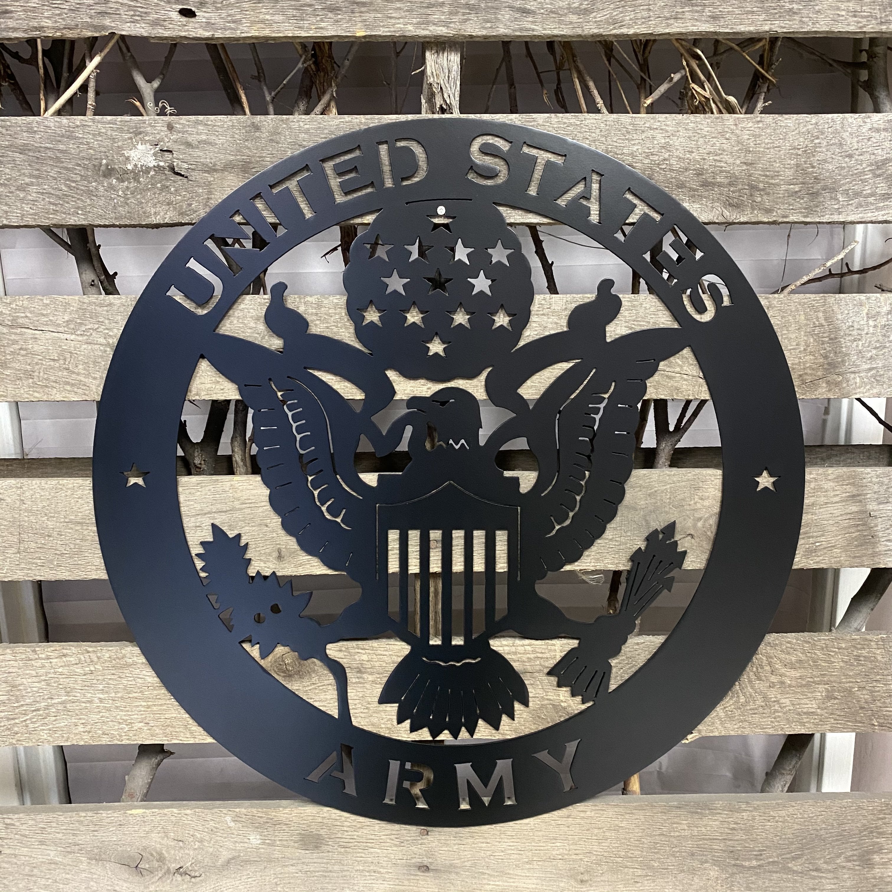 United States Army Metal Wall Art Logo