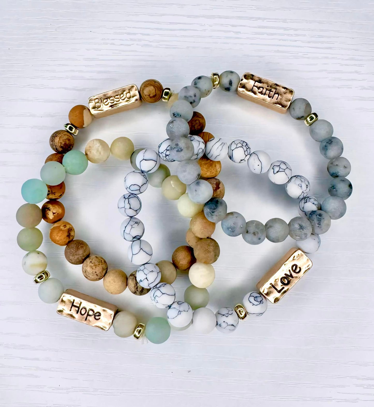 Stone Stretch Bracelets