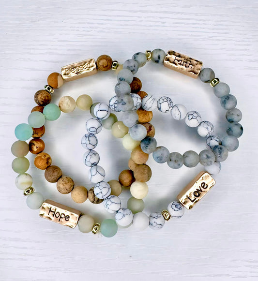 Stone Stretch Bracelets