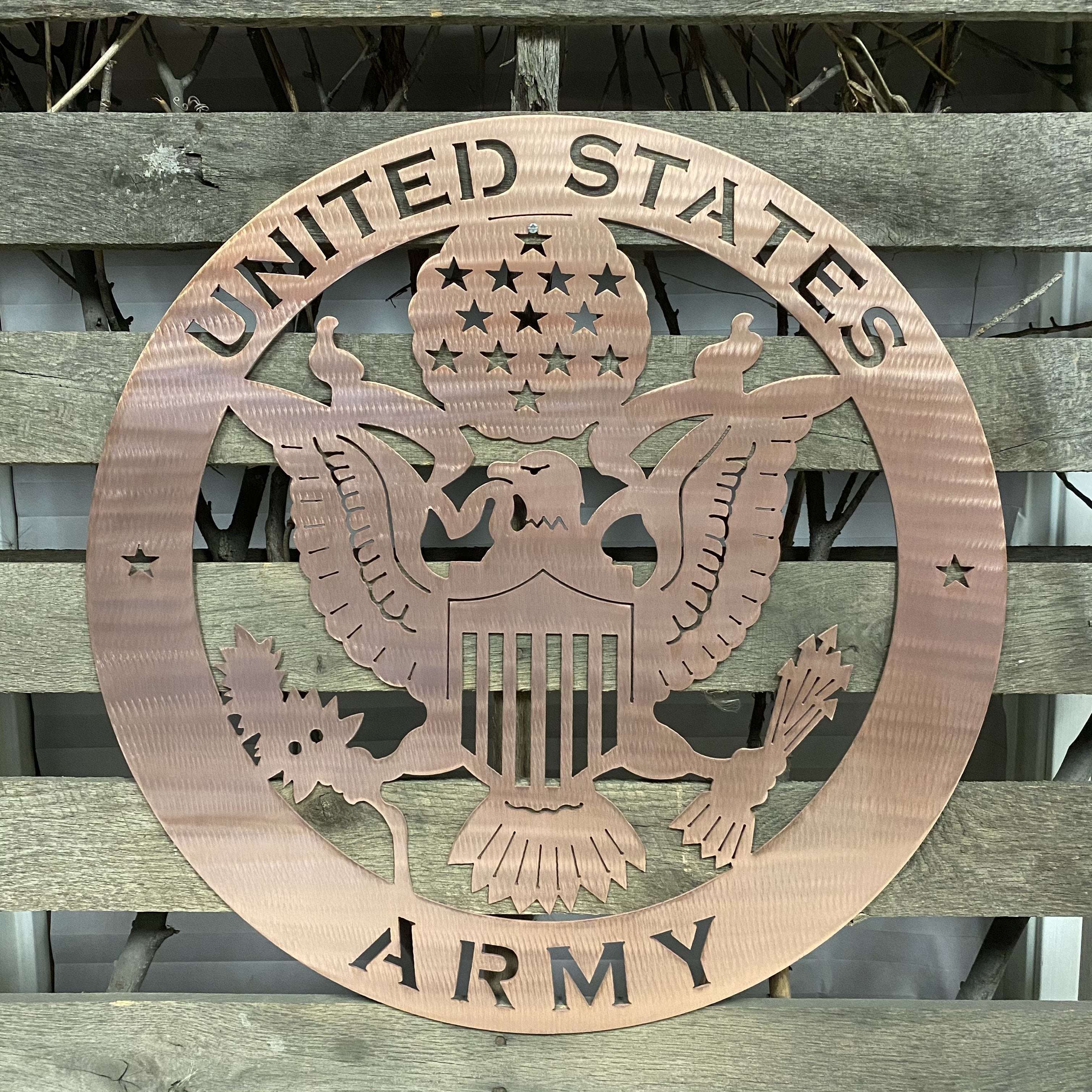 United States Army Metal Wall Art Logo