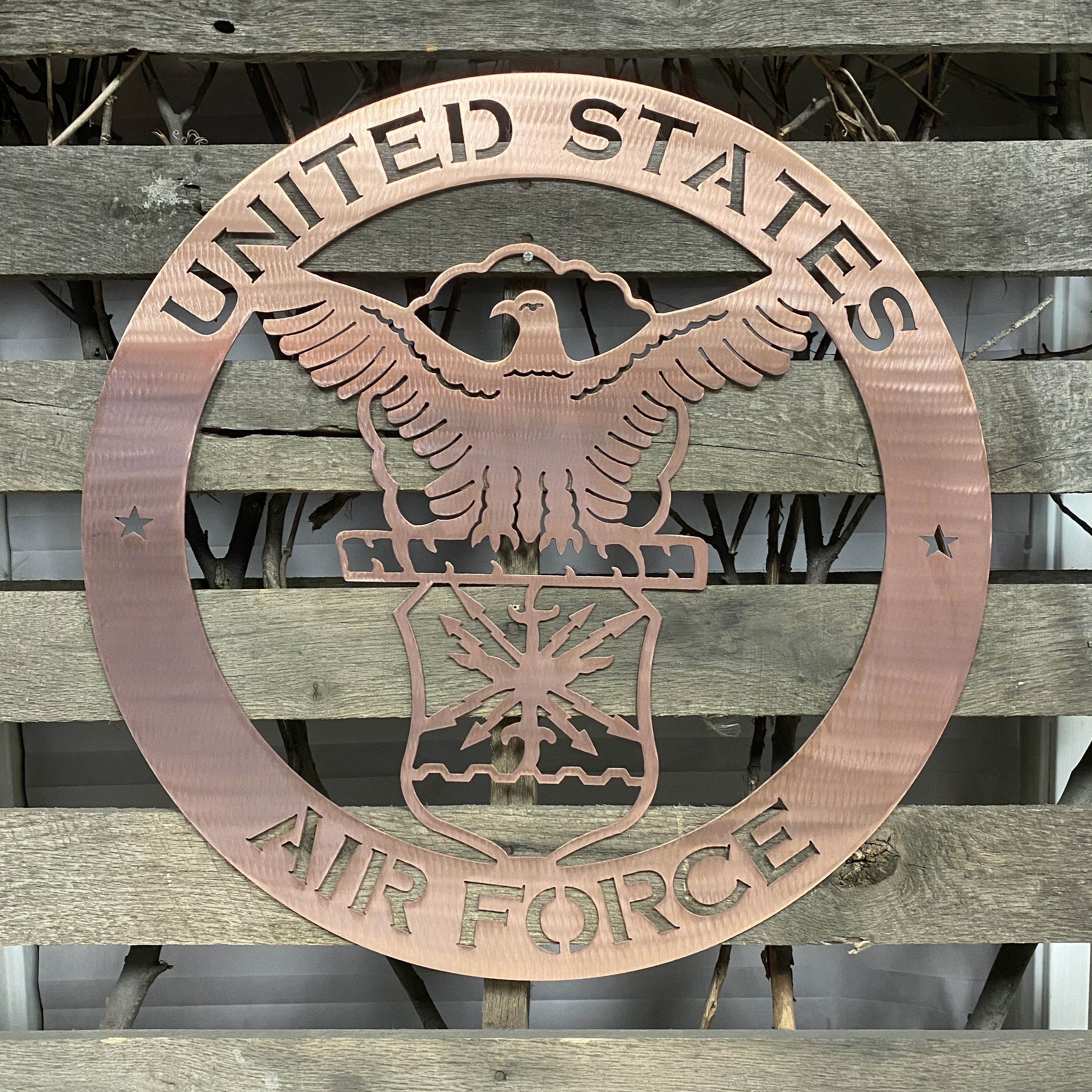 United States Air Force Metal Wall Art Logo