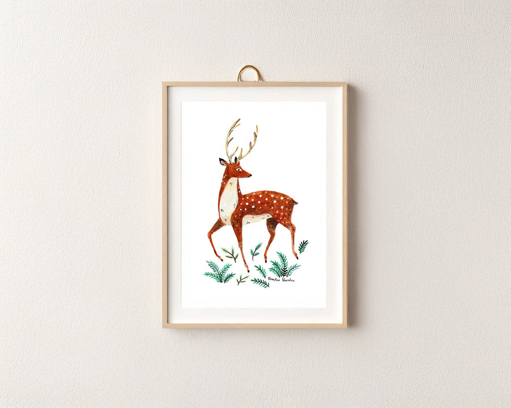 Deer Art Print