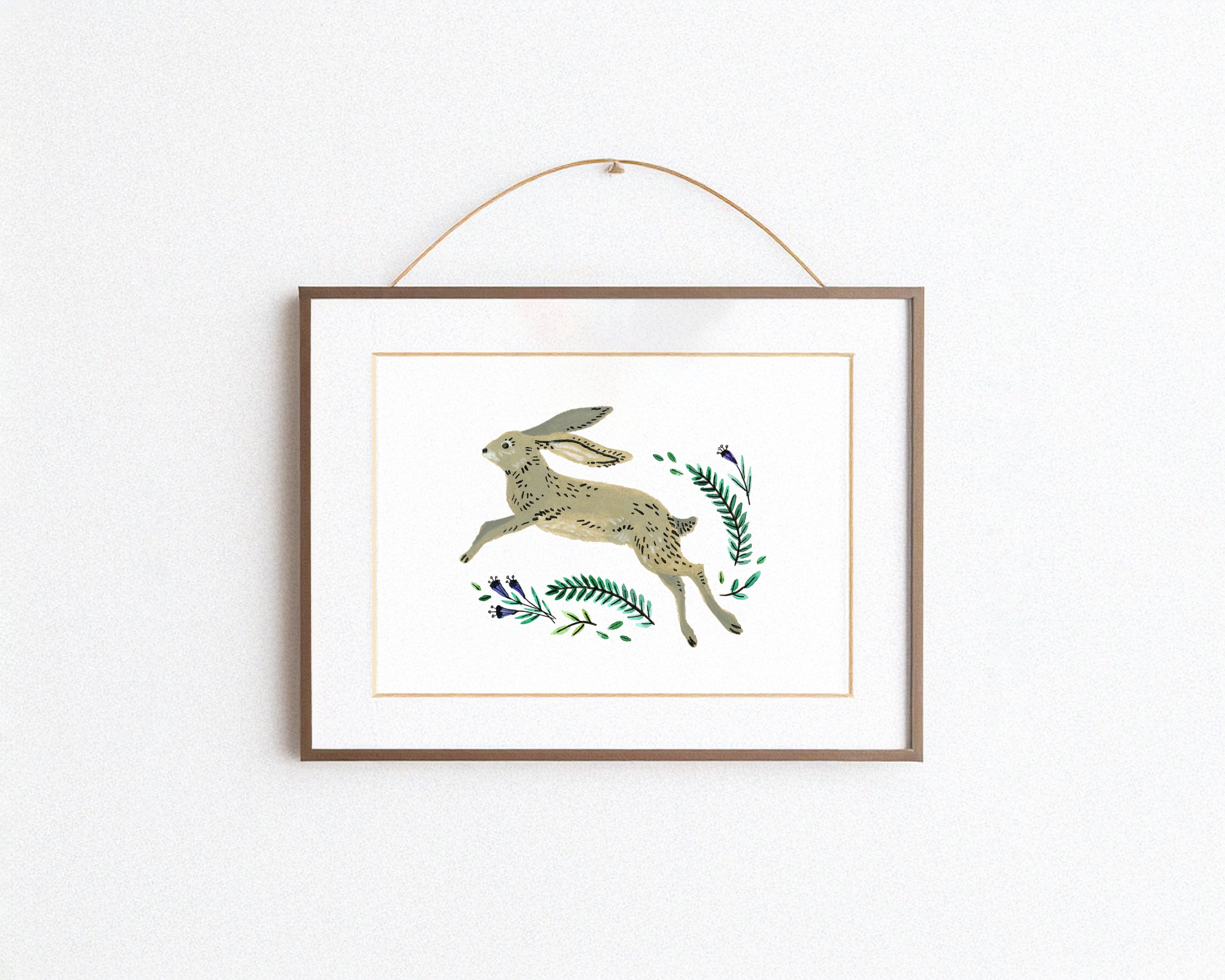 The Hare Art Print