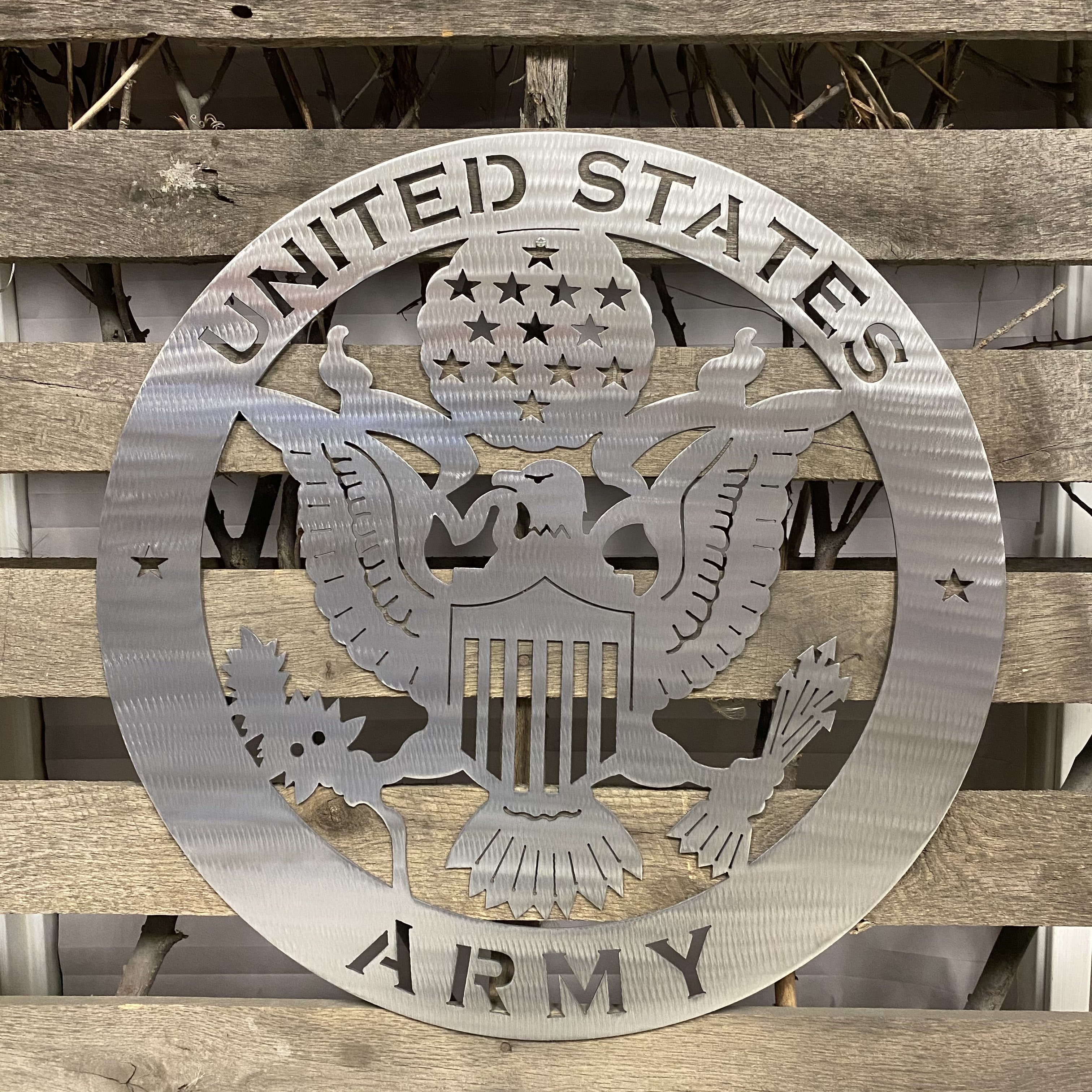 United States Army Metal Wall Art Logo