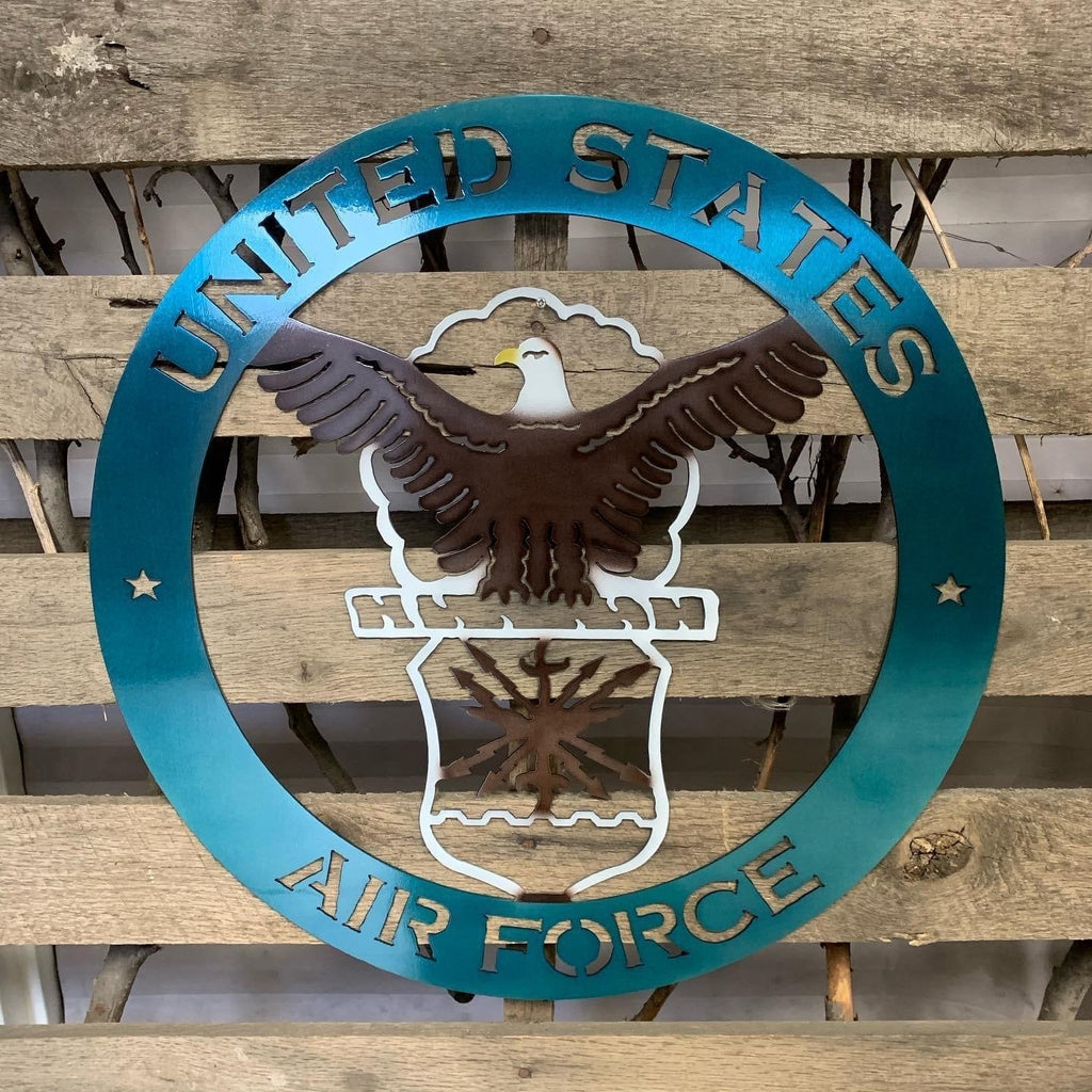 United States Air Force Metal Wall Art Logo
