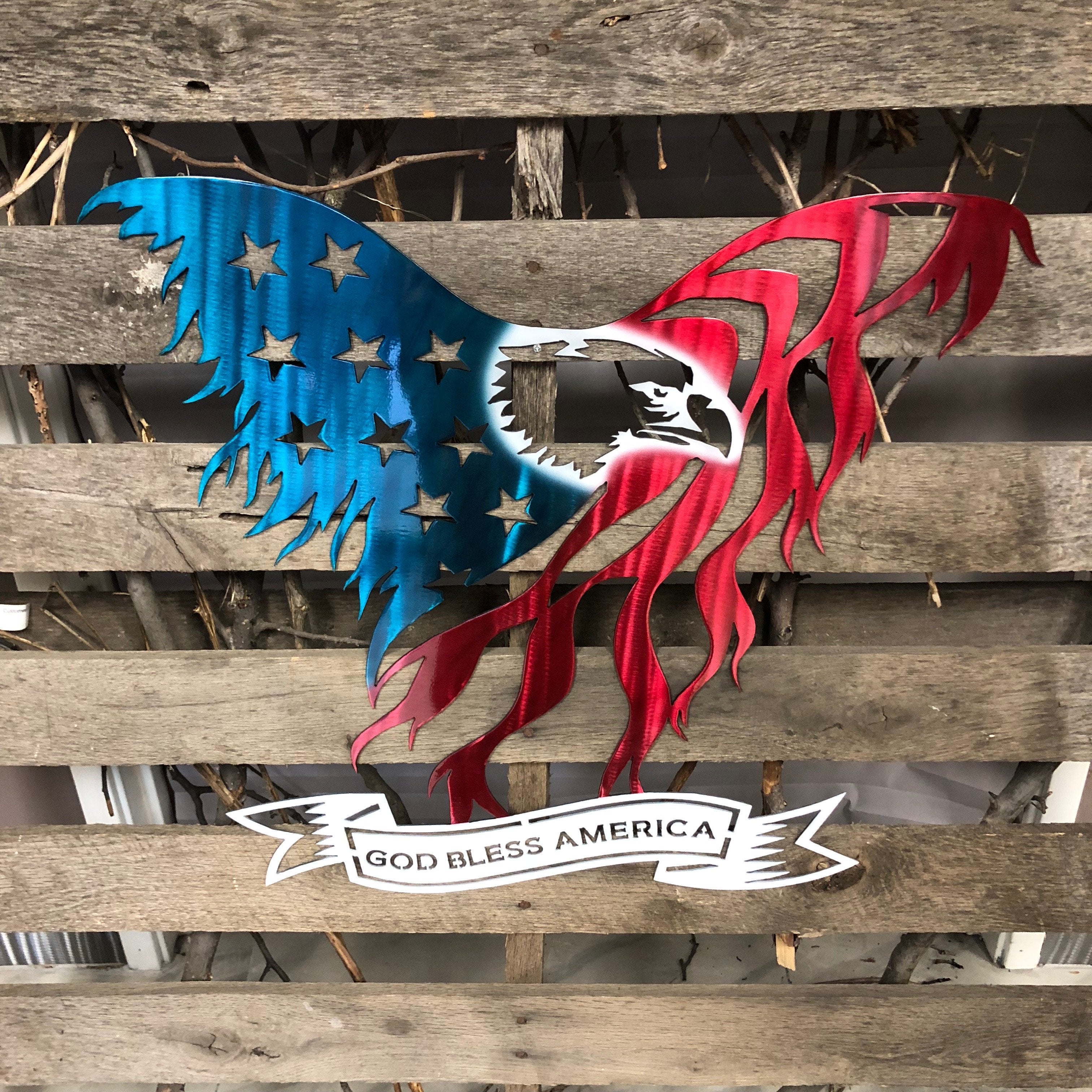 Freedom In Flight Metal Wall Art