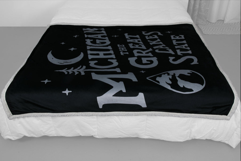 Blanket - Michigan Vintage Font