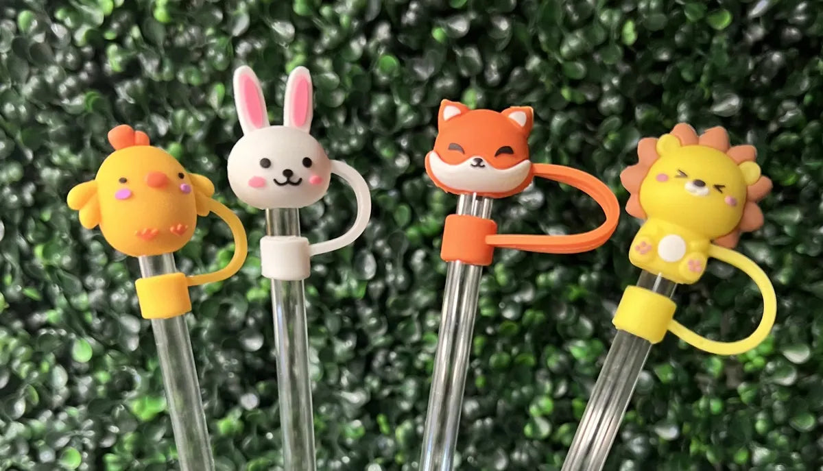 Animal Straw Toppers