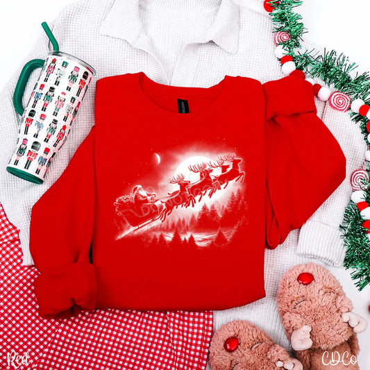 Santa & Reindeer - Frosted Christmas Designs | Michigan Made