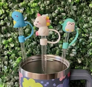 Animal Straw Toppers