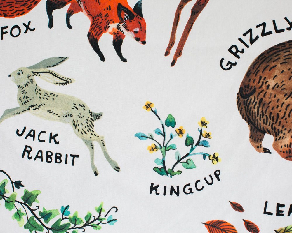Woodland Alphabet Baby Blanket
