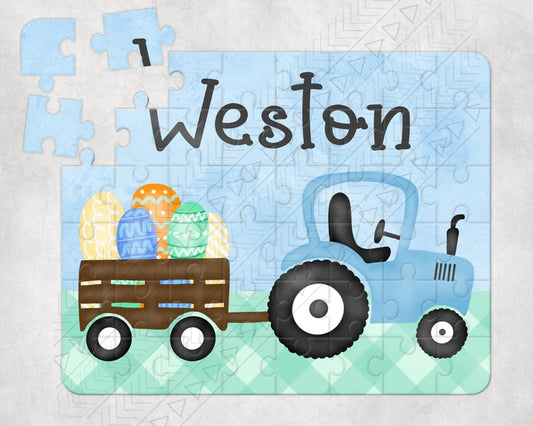 Easter Tractor Puzzel