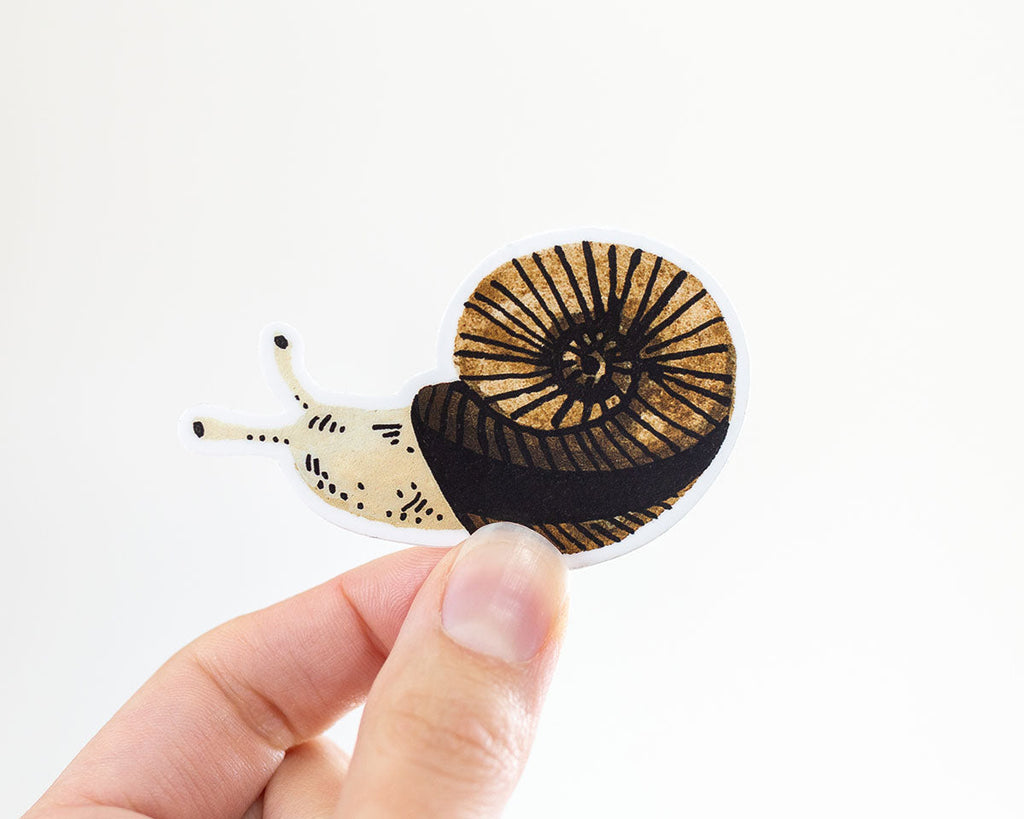 Garden Snail Sticker