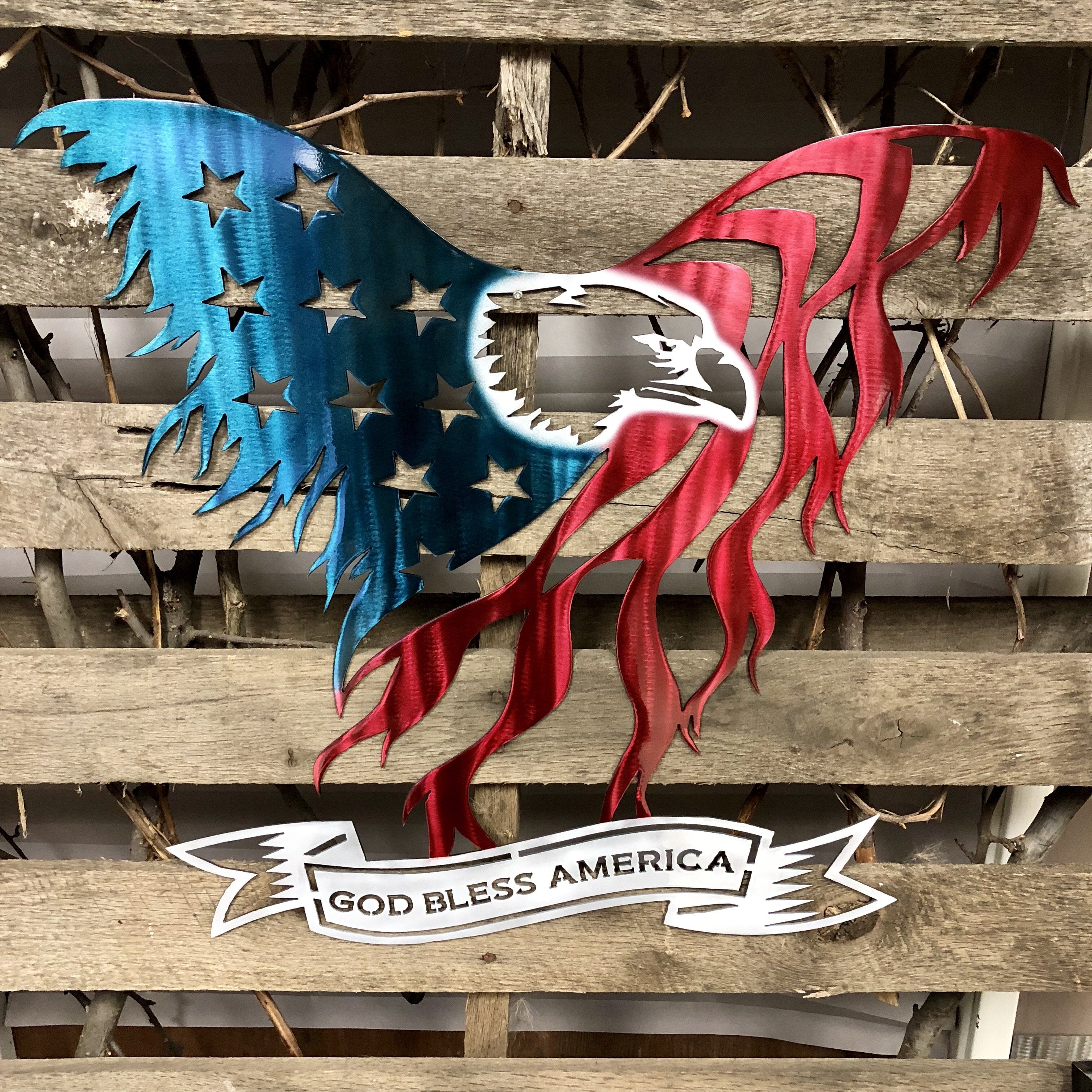 Freedom In Flight Metal Wall Art