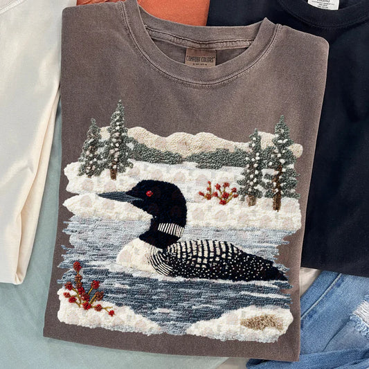 Loon Latch Hook Faux Design