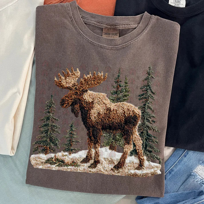 Moose Latch Hook Faux Design