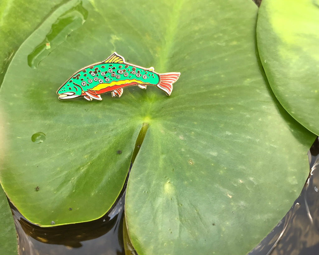 Trout Set of 3 Enamel Pins