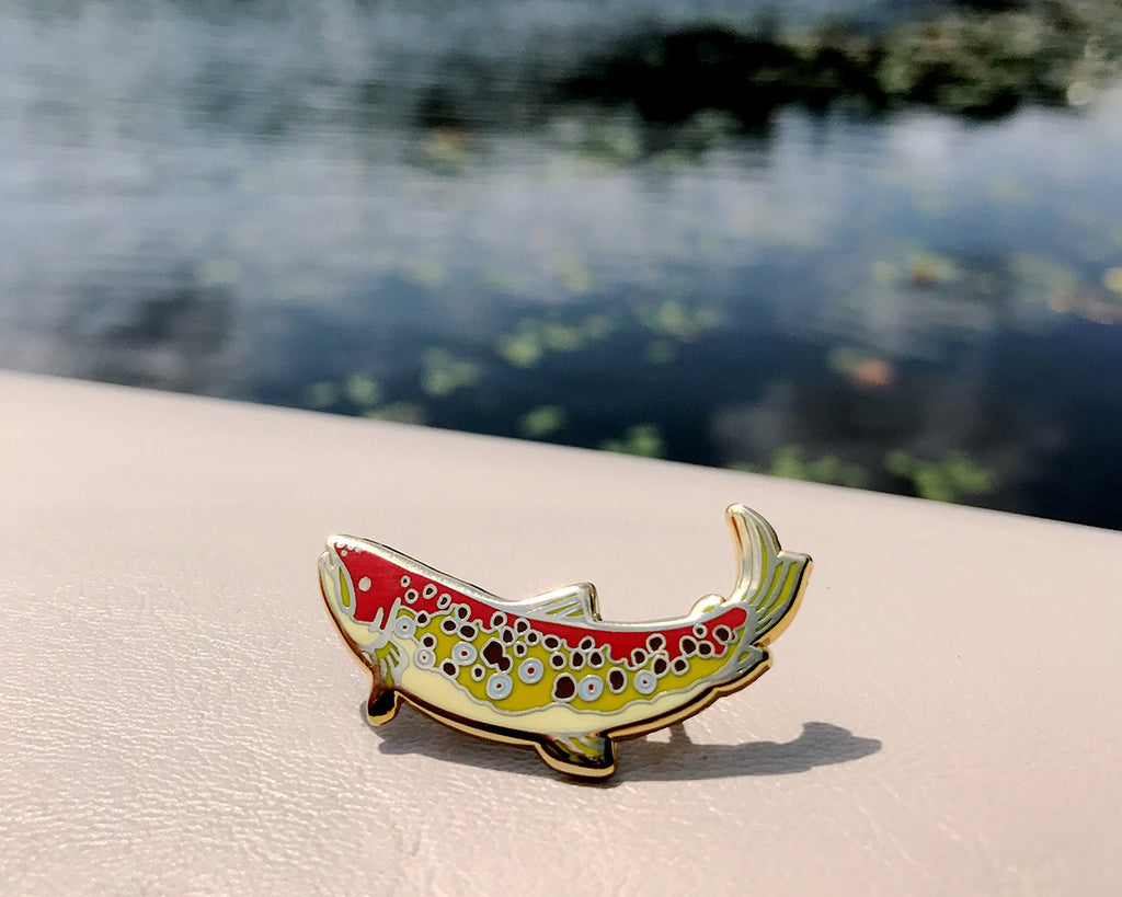 Trout Set of 3 Enamel Pins