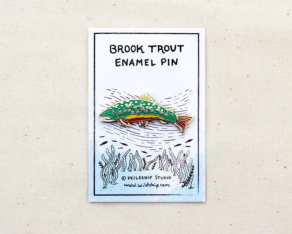 Brook Trout Enamel Pin